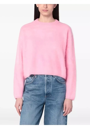 Soft Goat round-neck sweater - Pink