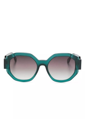 Face À Face Notchi 2 geometric-frame sunglasses - Blue