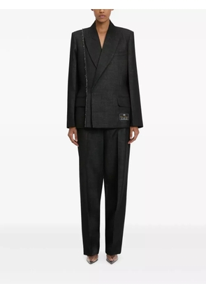 Victoria Beckham seam-embellished blazer - Black