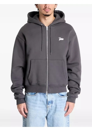 PATTA zip-fastening hoodie - Grey