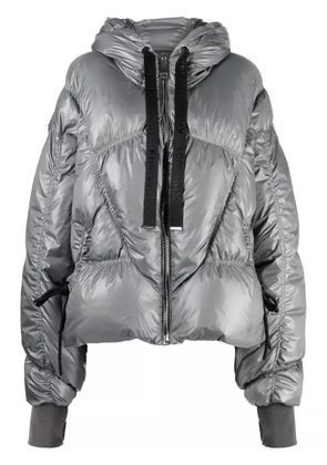 Khrisjoy Iconic metallic-effect puffer jacket - Grey