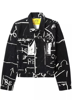 Honey Fucking Dijon graphic-print cotton jacket - Black