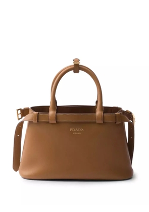 Prada small Buckle tote bag - Brown