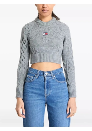 Tommy Jeans cable-knit jumper - Grey