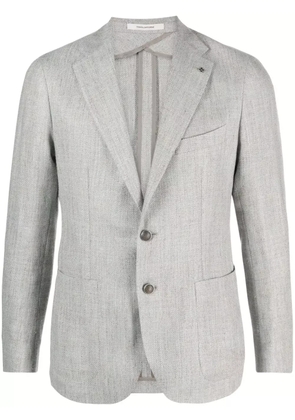 Tagliatore notched-lapels single-breasted blazer - Grey
