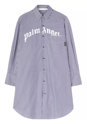 Palm Angels striped midi dress - Blue