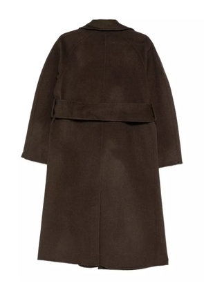 Soeur Harvard belted single-breasted coat - Brown