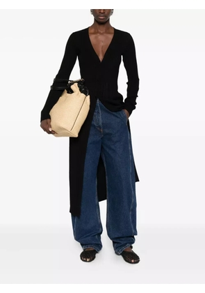 TWINSET button-fastening ribbed dress - Black