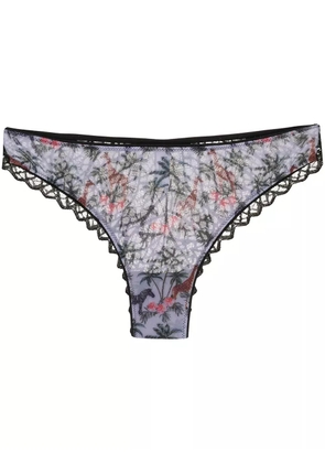 Dolci Follie Zebra brazilian briefs - Black
