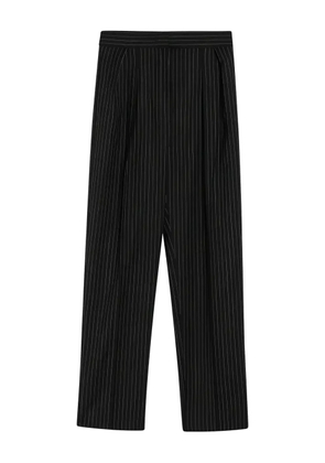 Max Mara pinstripe pleated trousers - Black