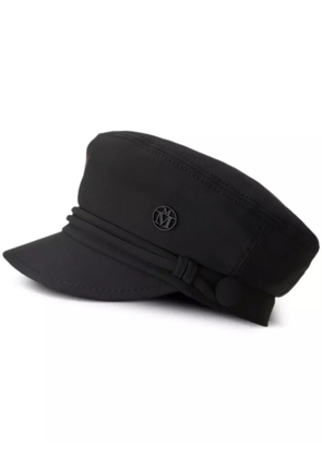 Maison Michel New Abby twill baker boy hat - Black