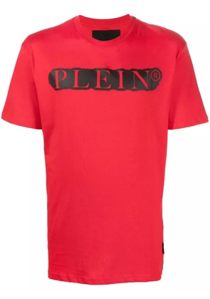 Philipp Plein spray-effect T-shirt - Red