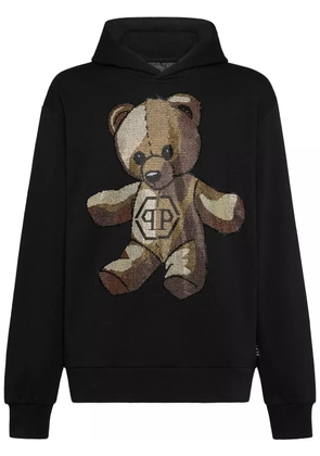 Philipp Plein Teddy hoodie - Black