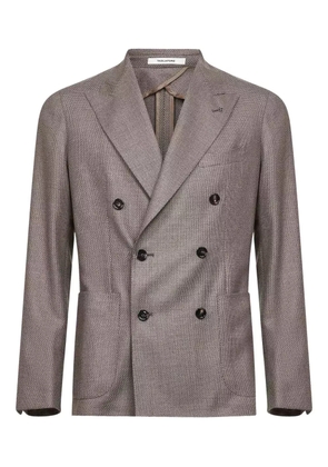 Tagliatore peak-lapel double-breasted blazer - Neutrals