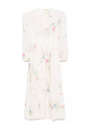 ZIMMERMANN Lucky midi dress - Neutrals