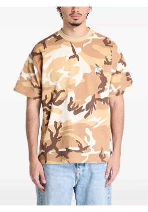 PATTA Woodland camouflage-pattern bark T-shirt - Neutrals