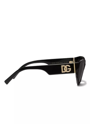 Dolce & Gabbana Eyewear DG Crossed cat-eye sunglasses - Black