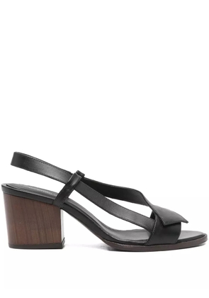 Megumi Ochi 80cm slingback block-heel sandals - Black