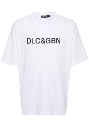 Dolce & Gabbana logo-print cotton T-shirt - White