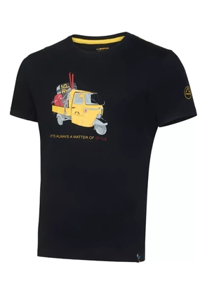 La Sportiva three-wheeler-print T-shirt - Black