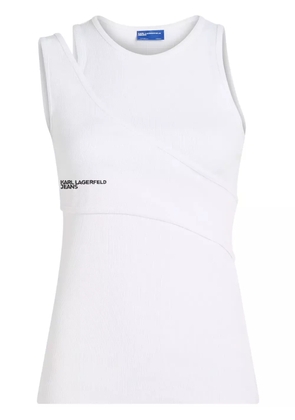Karl Lagerfeld Jeans layered-detail top - White