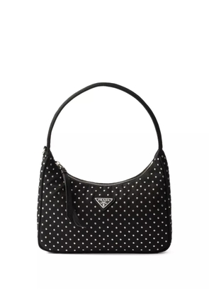 Prada studded Re-Nylon mini bag - Black