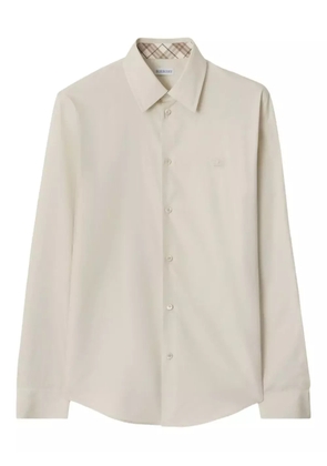 Burberry cotton shirt - Neutrals