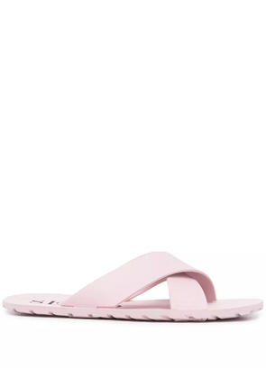 Senso Franky crossover-strap slides - Purple