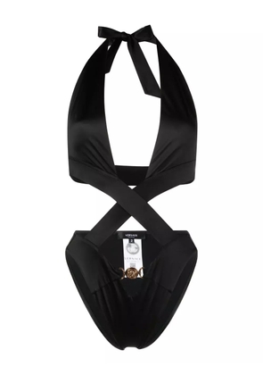 Versace Medusa tie-fastening one-piece - Black