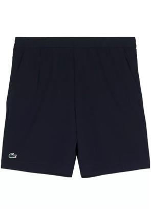 Lacoste logo-embroidered track shorts - Blue