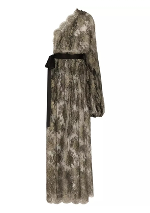 Dolce & Gabbana semi-sheer lace gown - Gold