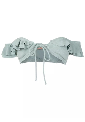 Clube Bossa Hopi off-shoulder bikini top - Blue