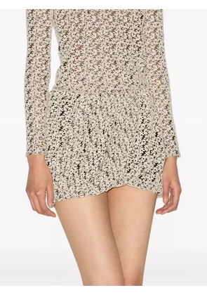 ISABEL MARANT Stacya mini skirt - Neutrals
