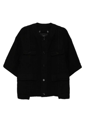 SONGZIO curve-slit jacket - Black