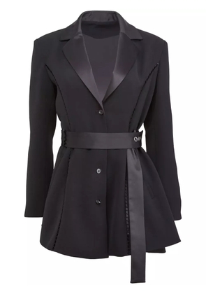 Fleur Du Mal tuxedo mini dress - Black