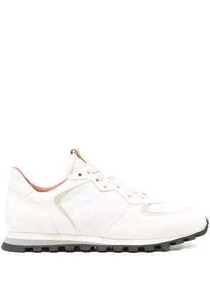 ELIA MAURIZI Claudia leather panelled sneakers - Neutrals