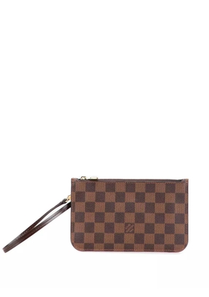 Louis Vuitton Pre-Owned 2017 Damier Ebene Neverfull PM pouch - Brown
