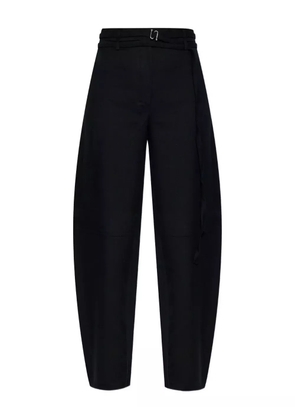 Sportmax hook-fastening trousers - Black