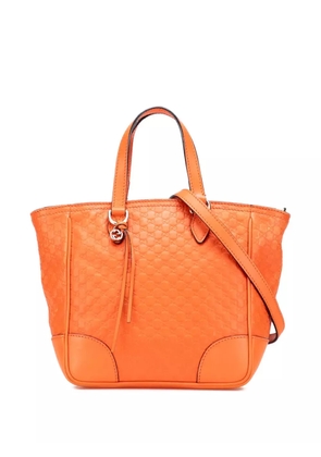 Gucci Pre-Owned 2000-2015 Small Microguccissima Bree satchel - Orange