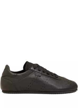 AMI Paris Step leather low-top sneakers - Black