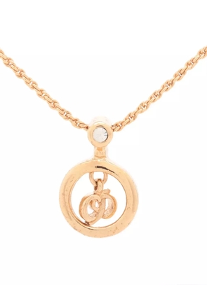 Christian Dior Pre-Owned CD-pendant necklace - Gold