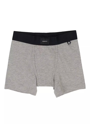 AMIRI logo-waistband boxers - Grey