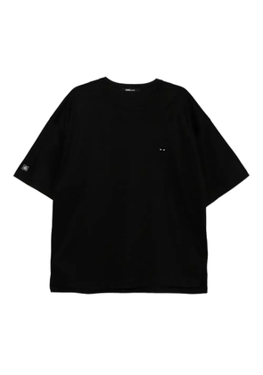 SONGZIO panther-embroidered T-shirt - Black