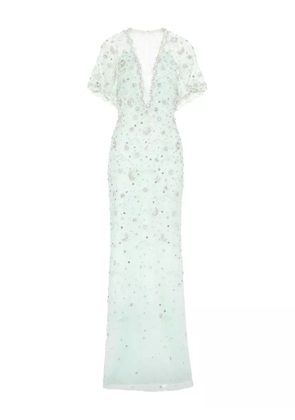 Jenny Packham Luna maxi dress - Green