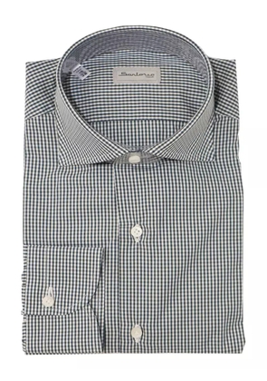 SARTORIO NAPOLI gingham cotton shirt - Green