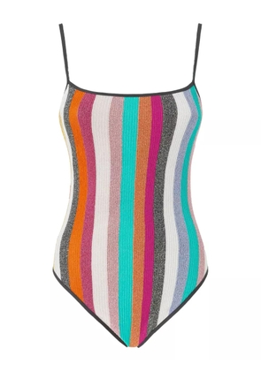 Missoni striped swimsuit - Blue