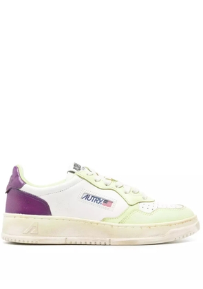 Autry Medalist Super Vintage leather sneakers - Yellow