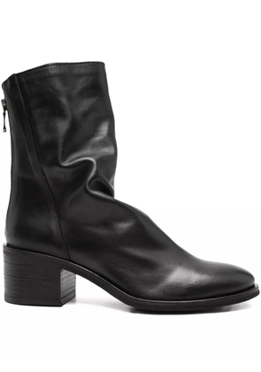Metisse slouchy zip boots - Black