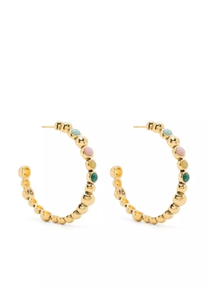 Aurelie Bidermann Honolulu hoop earrings - Gold