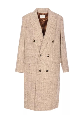 Circolo 1901 double-breasted bouclé coat - Neutrals